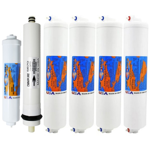 Omnipure K56 Serisi 6'lı Filtre Seti